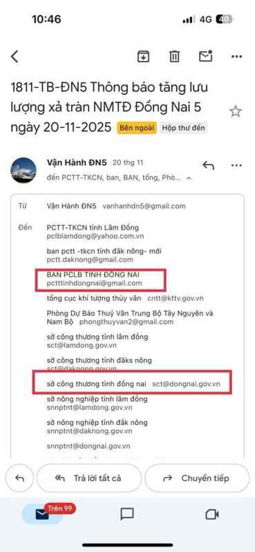 Thủy điện Đồng Nai 5 phản hồi khi xã nói 'không nhận được thông báo xả lũ'- Ảnh 5.