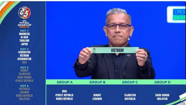Đội tuyển Việt Nam chạm trán á quân Thái Lan tại VCK futsal châu Á 2026- Ảnh 1.