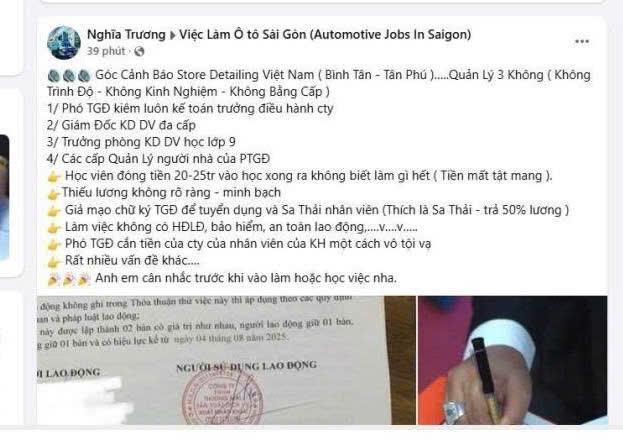 Doanh nghiệp ở TP.HCM tố bị 2 nhân viên cũ đăng mạng xã hội vu khống- Ảnh 1.