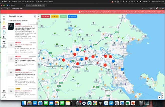 Ra mắt trang web thông tin cứu hộ cho người dân vùng ngập lụt  - Ảnh 2.