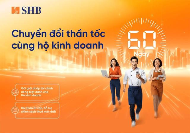 SHB kích hoạt chiến dịch 60 ngày chuyển đổi tăng tốc cho tiểu thương trên toàn quốc- Ảnh 1.