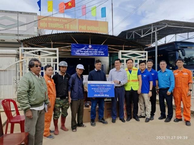 EVNGENCO3 hỗ trợ hơn 7 tỉ đồng cho miền Trung, Tây nguyên sau bão lũ - Ảnh 13.