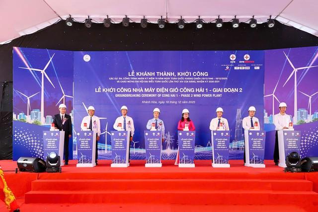 EVN đồng loạt khởi công, khánh thành loạt dự án điện trọng điểm toàn quốc- Ảnh 2.