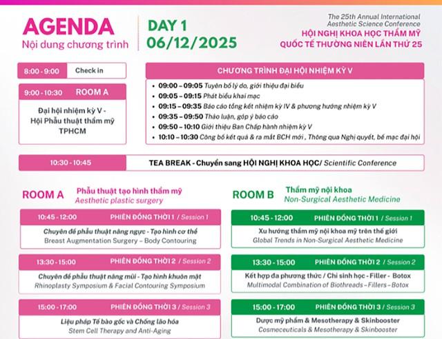 Rejuvaskin Việt Nam sẵn sàng Hội thảo khoa học HSAPS 2025 - Ảnh 3.