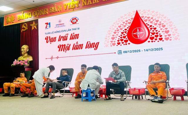 EVNGENCO3 hưởng ứng tuần lễ hồng EVN lần thứ XI với 400 đơn vị máu hiến tặng - Ảnh 3.