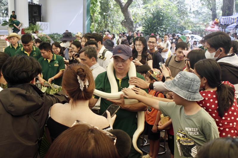Từ mèo hoang thành 'chủ tịch': Mika khuấy đảo họp fan Thảo Cầm Viên Sài Gòn - Ảnh 3.