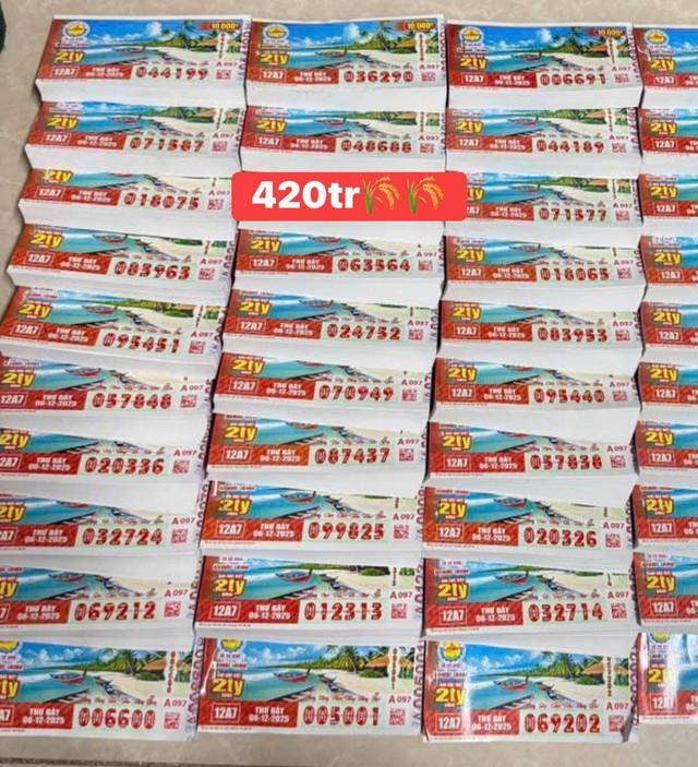 3 cây vé trúng 5 tỉ xổ số miền Nam ngày 6 tháng 12 vừa xuất hiện - Ảnh 2.