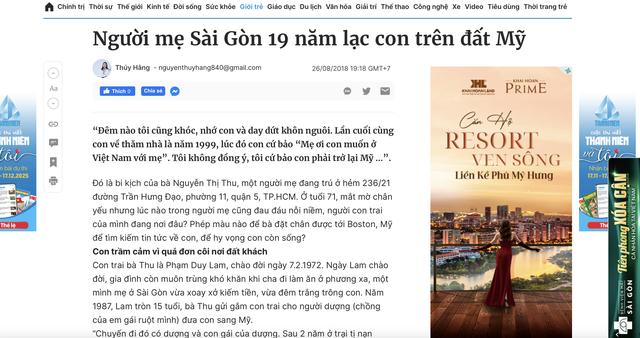 Nhờ Thanh Niên tôi đã tìm được con trai lạc trên đất Mỹ - Ảnh 3.