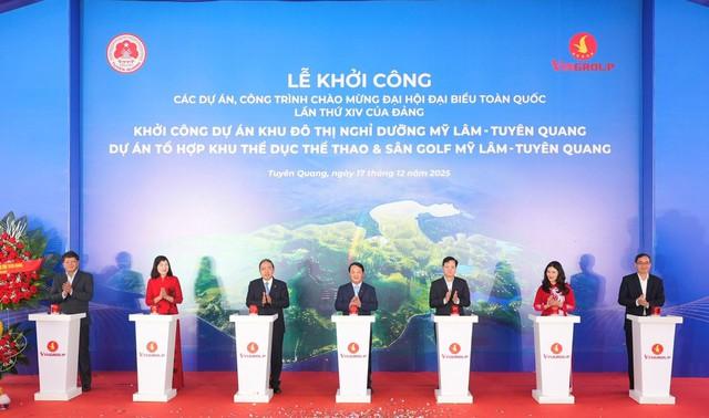 Vingroup khởi công quần thể nghỉ dưỡng 'độc nhất vô nhị' tại Tuyên Quang- Ảnh 1.