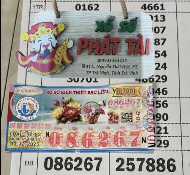 Người trúng độc đắc xổ số miền Nam ngày 9 tháng 12 đài Bạc Liêu xuất hiện  - Ảnh 1.