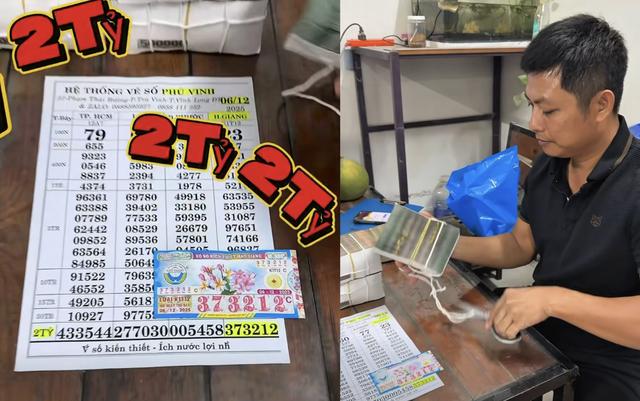 Anh công nhân trúng độc đắc: Clip đại lý đếm tiền tỉ trả thưởng cho gây sốt  - Ảnh 1.