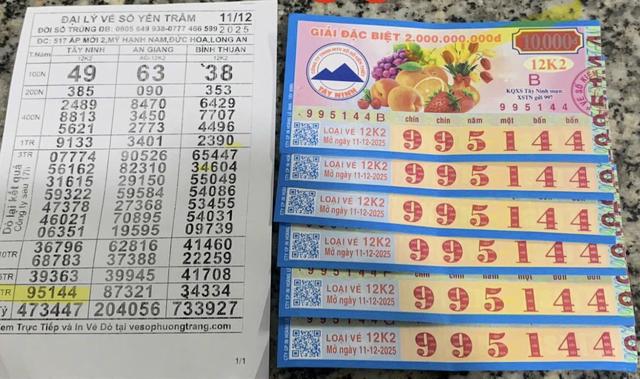 Xổ số miền Nam ngày 11 tháng 12: Bà con Tây Ninh 'hốt bạc' đài… Tây Ninh - Ảnh 2.