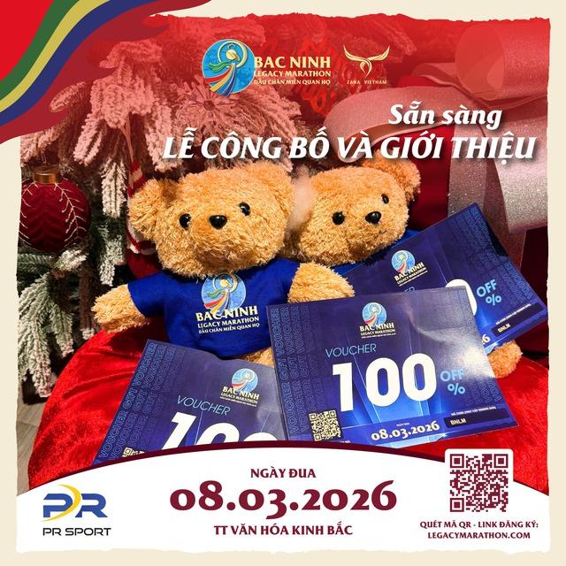 Bắc Ninh Legacy Marathon 2026: Hơn 5.000 runner sẽ chạy qua miền di sản quan họ- Ảnh 1.