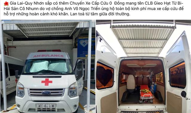 'Xe cấp cứu 0 đồng' ở Quy Nhơn chưa kịp lăn bánh đã bị đe dọa - Ảnh 2.