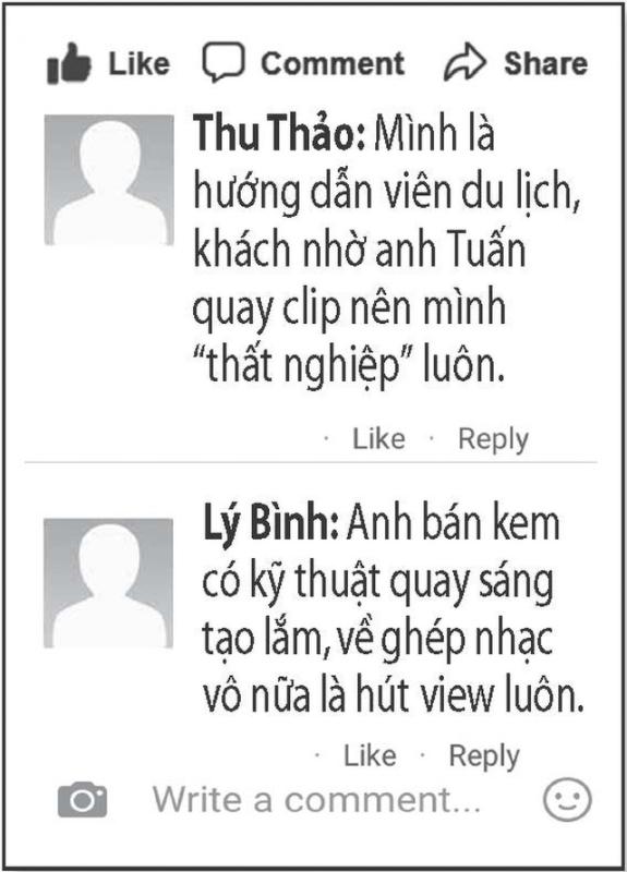 Anh bán kem trên đảo Hòn Sơn gây sốt với tài năng quay clip độc đáo - Ảnh 4.