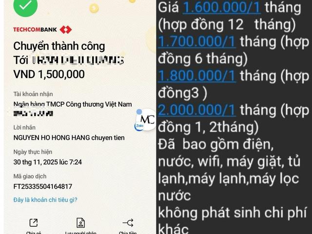 Nhận phòng cuối năm, cô gái bất ngờ nhận 100.000 đồng lì xì sớm từ chủ trọ - Ảnh 1.