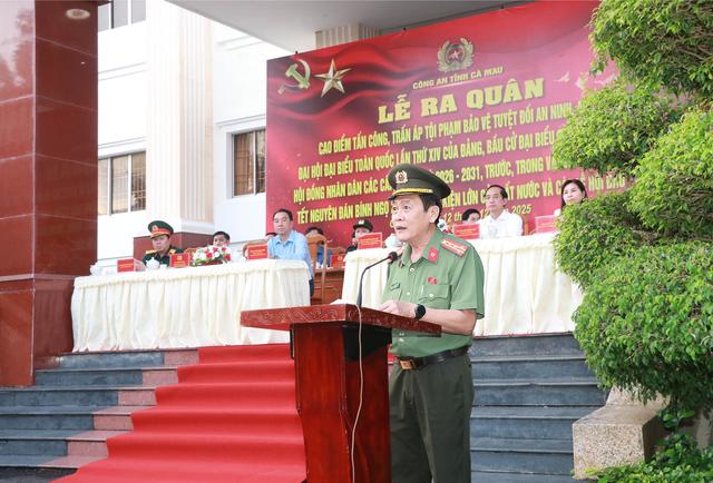 Công an Cà Mau mở cao điểm trấn áp tội phạm dịp Tết Nguyên đán Bính Ngọ- Ảnh 1.