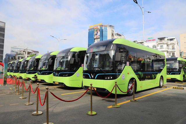 Ngày mai, TP.HCM có thêm 58 xe buýt điện Vinbus hoạt động  - Ảnh 1.