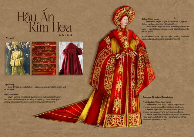 Thời trang hậu Ấn Kim Hoa: Di sản văn hóa Việt Nam trong Miss Charm 2025 - Ảnh 1.