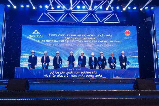 Hòa Phát khởi công Nhà máy sản xuất ray cao tốc và thép đặc biệt- Ảnh 1.