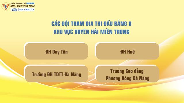 Lịch thi đấu mới nhất TNSV THACO cup 2026: Tất cả đều được phát trực tiếp, xem ở đâu?- Ảnh 5.