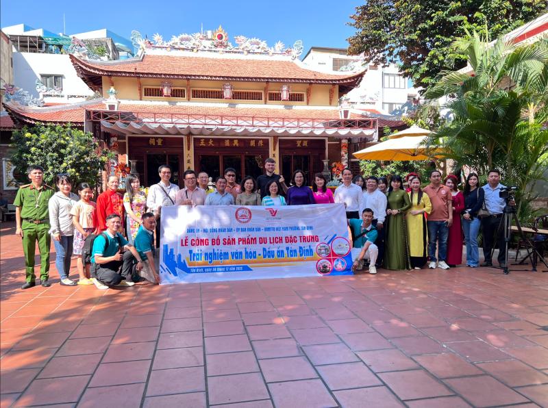 'Dấu ấn Tân Định' đưa du khách khám phá di sản văn hóa ở trung tâm TP.HCM - Ảnh 3.