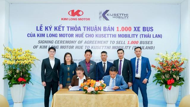 Kim Long Motor xuất khẩu 1.000 xe buýt sang thị trường Thái Lan- Ảnh 1.