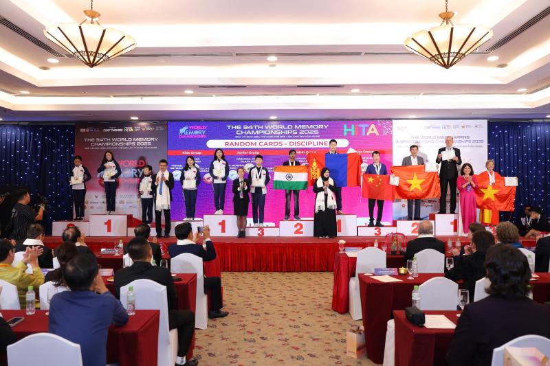 Tuyển Việt Nam xếp thứ 4 thế giới tại Giải vô địch Siêu trí nhớ 2025 - Ảnh 4.