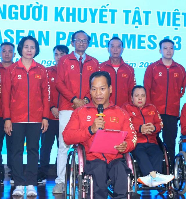 Phó thủ tướng Mai Văn Chính giao nhiệm vụ cho đoàn thể thao người khuyết tật Việt Nam - Ảnh 3.