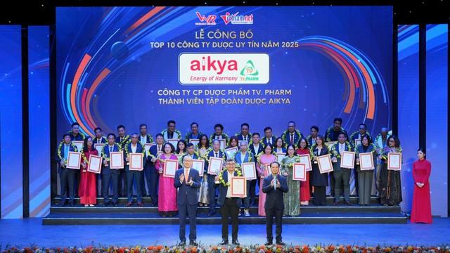 AIKYA 5 năm liền vững ‘Top 10 doanh nghiệp sản xuất dược phẩm uy tín’- Ảnh 1.
