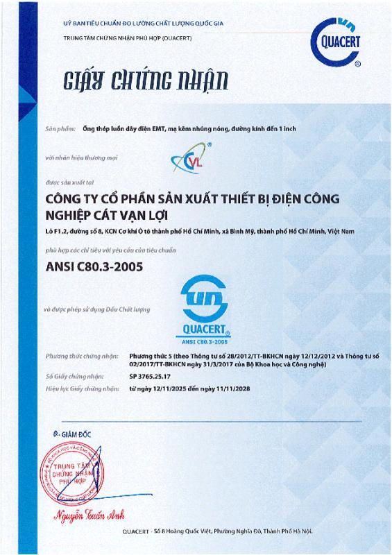 Chiến lược đưa ống thép EMT đạt chuẩn ANSI C 80.3 vào chuỗi cung ứng toàn cầu- Ảnh 3.