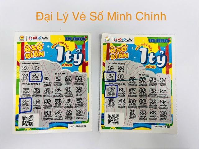 Trùng hợp hiếm thấy: Đại lý đổi 2 xổ số cào TP.HCM trúng 1 tỉ cùng lúc - Ảnh 1.