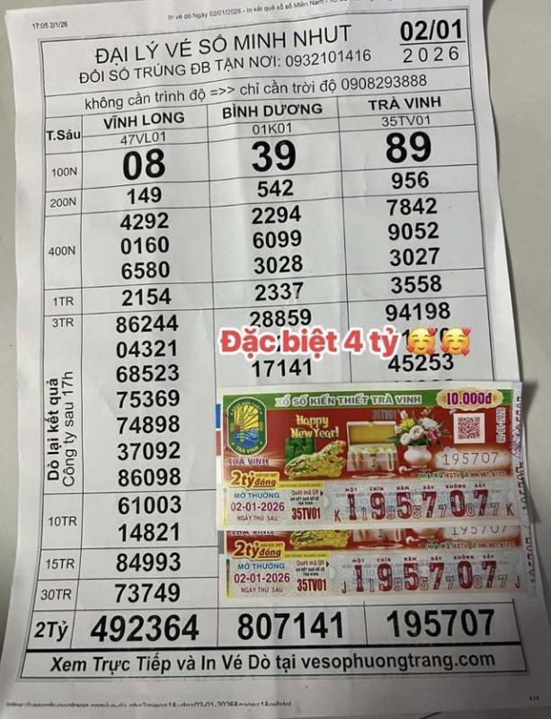 TP.HCM: 19 tờ trúng độc đắc xổ số miền Nam 2 đài Bình Dương, Vĩnh Long- Ảnh 2.
