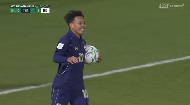 U.23 Thái Lan thoát thua Iraq trong gang tấc, níu giữ hy vọng mong manh vào tứ kết- Ảnh 4.