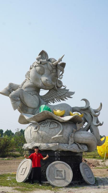 Thêm linh vật Ngựa Thương vừa lộ diện, chưa lên màu đã khiến dân mạng 'rần rần'  - Ảnh 5.