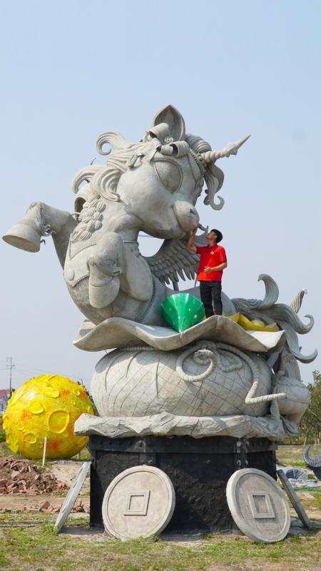 Thêm linh vật Ngựa Thương vừa lộ diện, chưa lên màu đã khiến dân mạng 'rần rần'  - Ảnh 6.