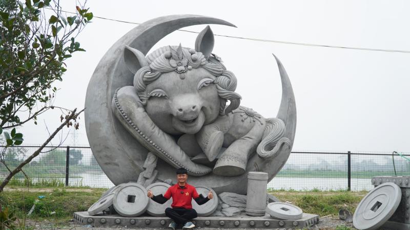 Thêm linh vật Ngựa Thương vừa lộ diện, chưa lên màu đã khiến dân mạng 'rần rần'  - Ảnh 1.