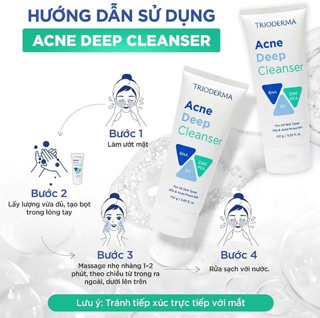 Sữa rửa mặt Trioderma có tốt không mà team da dầu, da mụn ‘mua đi mua lại’?- Ảnh 9.
