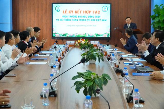 Trường ĐH Đồng Tháp khai trương Trung tâm đào tạo tiếng Trung và Khảo thí HSK ĐBSCL - Ảnh 5.