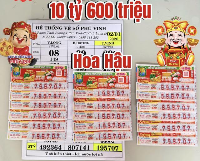 Hai người trúng độc đắc 5 tờ xổ số miền Nam, chỉ nhận 1 tỉ tiền mặt - Ảnh 2.