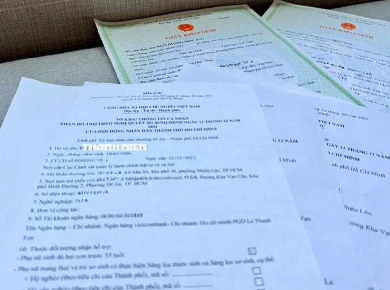 Thủ tục hưởng 5 triệu đồng hỗ trợ sinh đủ 2 con ở TP.HCM thế nào?- Ảnh 1.