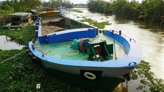 Phát hiện hơn 2.000 m³ cát lậu đang bơm vào công trình tại Tây Ninh  - Ảnh 1.