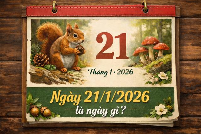 Hôm nay 21.1 là ngày gì liên quan tới loài sóc? Lịch âm có gì đặc biệt? - Ảnh 1.