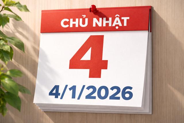 Hôm nay 4.1 là chủ nhật đầu tiên năm 2026: Ngày gì mà nhiều người quan tâm?- Ảnh 1.