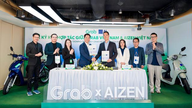 Tài xế Grab được thuê xe điện giá ưu đãi, phục vụ riêng cứu hộ, thay pin... - Ảnh 1.