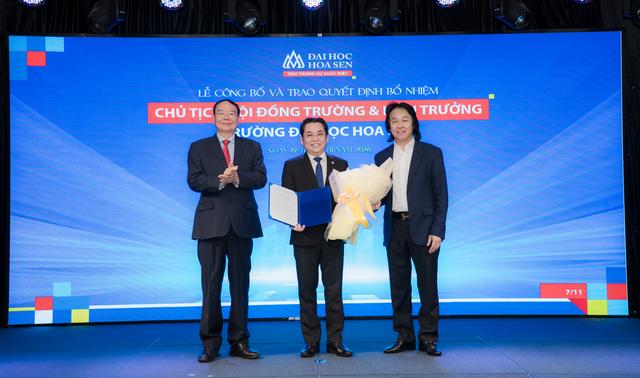 Trường ĐH Hoa Sen chính thức bổ nhiệm hiệu trưởng mới - Ảnh 1.