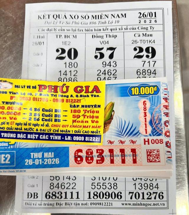 Trúng số kỷ lục 154 tờ xổ số miền Nam tại TP.HCM: Nhiều người cùng lãnh tiền - Ảnh 2.