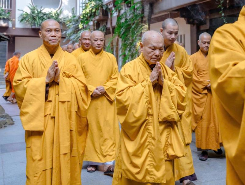 Trưởng lão hòa thượng Thích Thiện Nhơn dự lễ kỷ niệm 120 năm tu viện Khánh An - Ảnh 1.