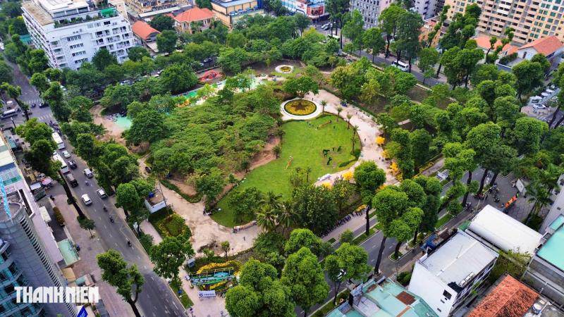 Cận cảnh khu ‘đất vàng’ thành công viên ở TP.HCM, mở cửa đón người dân chiều nay- Ảnh 2.