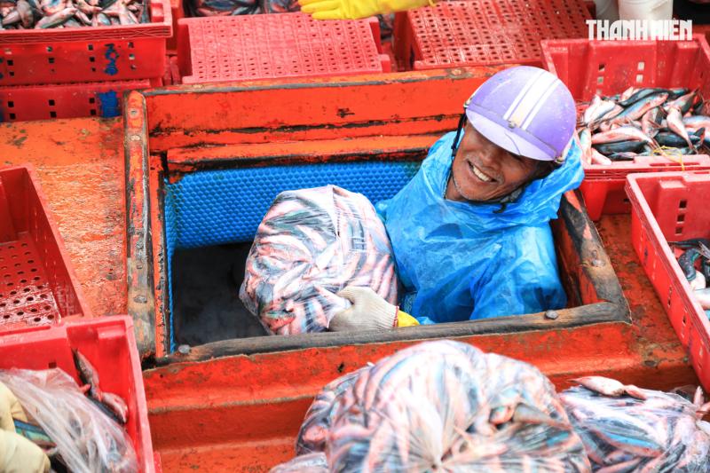 Cảng cá Quảng Ngãi rộn ràng phiên biển cuối năm: Mệt mấy cũng vui- Ảnh 10.